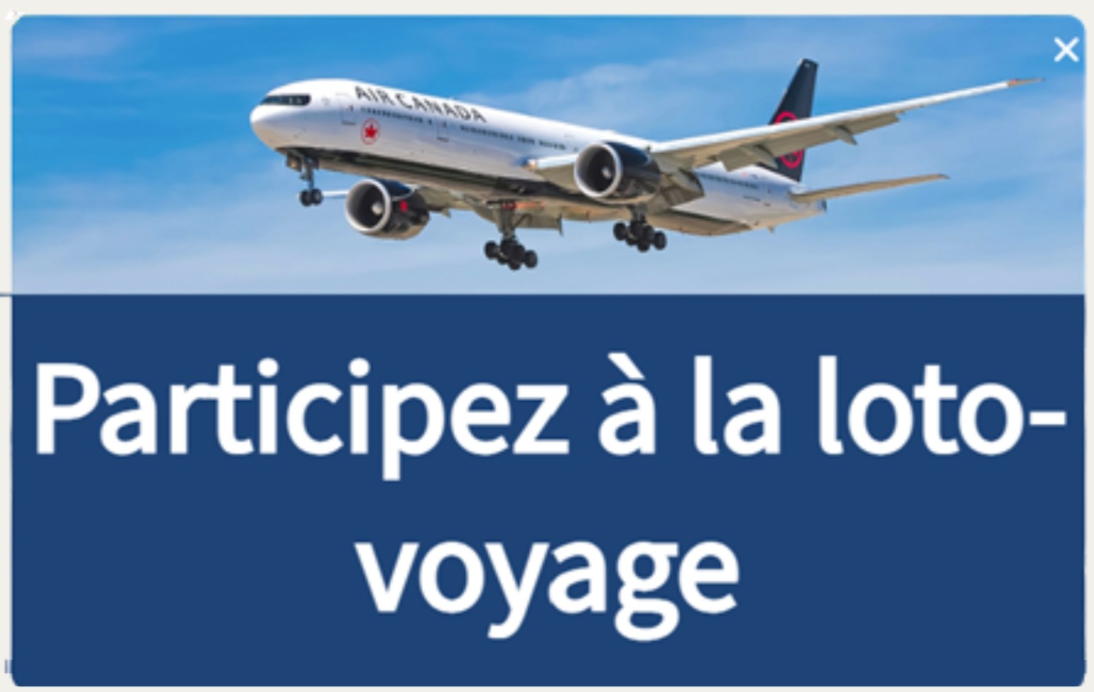 Loto-voyage 40e 2
